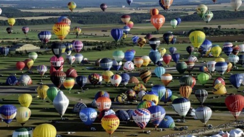 World famous hotair balloon