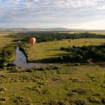 To make the most of the ride hot-air balloon safaris are best when the weather is calmest at sunrise