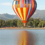 To make the most of the ride a hot-air balloon safari is best when the weather is calmest at sunrise