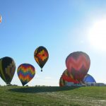 To make the most of the ride hot air balloon safaris are best done when the weather is calmest and at sunrise