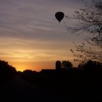 To make the most of the ride a hot air balloon safari is best done when the weather is calmest and at sunrise