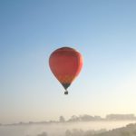 A hot air balloon safari is best during the beautiful morning light