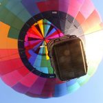 Hot air balloon safaris are best during the beautiful morning light