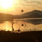 A hot air balloon ride is best during the beautiful morning light