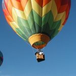 A hot air balloon ride is best done during the beautiful morning light