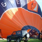 A hot-air balloon ride is best done during the beautiful morning light