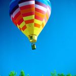 A hot air balloon ride is best done during the beautiful morning light at sunrise