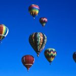 Hot air balloon safaris are best during the beautiful morning light at sunrise