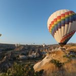 A hot air balloon flight is subject to weather