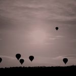 The pilot gives a safety briefing before each hot-air balloon safari