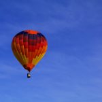 The re is no upper age limit for hot-air balloon safari