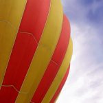 Hot-air balloons that are fabric bags filled with hot air were invented in France in 1783