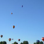 A hot air balloon safari is best done at sunrise