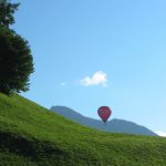 Hot air balloon safaris are best done at sunrise