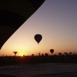 A hot-air balloon safari is best done when the weather is calmest