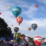 Hot-air balloon safaris are best done when the weather is calmest