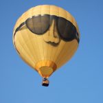 Hot-air balloon safaris are best done when the weather is calmest at sunrise