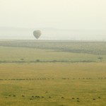 During a balloon ride the passengers experience a truly awesome panorama on high