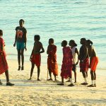 Maasai tribe live in enclosures called Enkang which contains ten to twenty small huts and is protected by fences or bushes