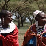 Maasai tribe live in enclosures called Enkang that are protected by fences or bushes