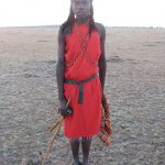 Maasai tribe live in enclosures Enkang that are protected by fences or bushes with sharp thorns