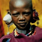 Maasai live in huts that are very small with only one or two rooms