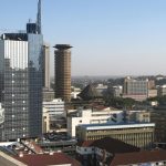 Nairobi city under the late afternoon sun.