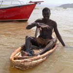 Man in the coast