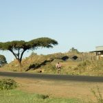 The Ngong Hills is the most prominent geographical feature in Nairobi area