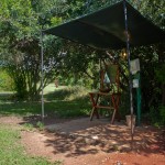 Tents facilitate uninterrupted views across the sweeping plains