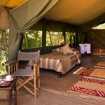 Traditional luxury camps blend international sophistication with African beauty