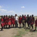 There are about 900.000 Maasais living in Kenya