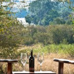 Many tents offer outdoor dining facilities