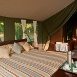 Most tented camps have a spacious outdoor deck