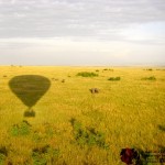 A hot-air balloon flies between 15 to 25 kilometres