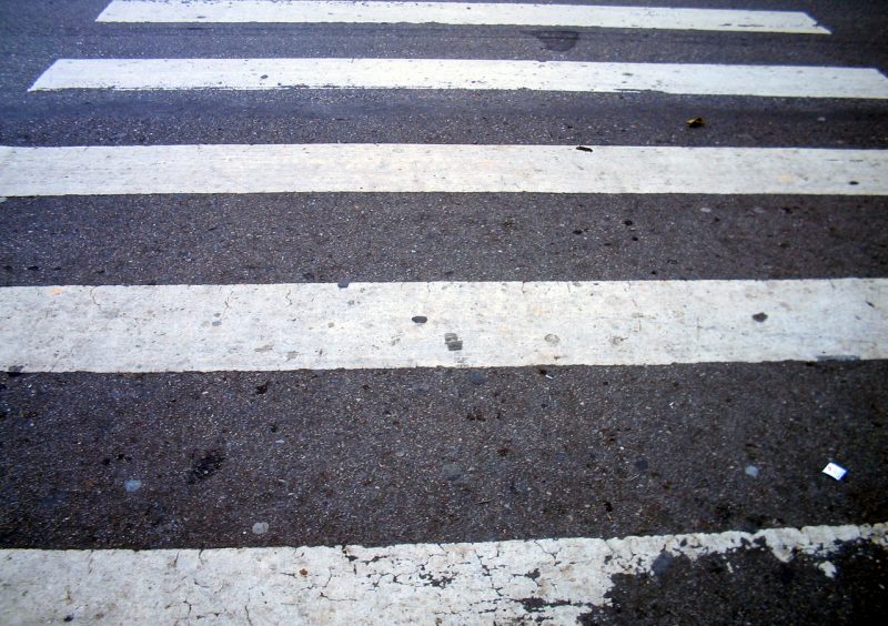 Zebra crossing makes crossing the road safer for pedestrians and gives them right of way when crossing streets