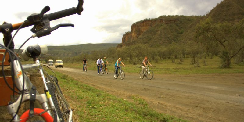 Cycling through this park is another pastime as there are rental bikes available from some businesses