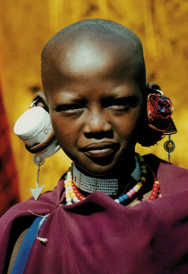 Maasai beads, shields and dressing are symbols of their rich culture