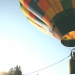 A basket, a burner and an envelope make up a hotair balloon