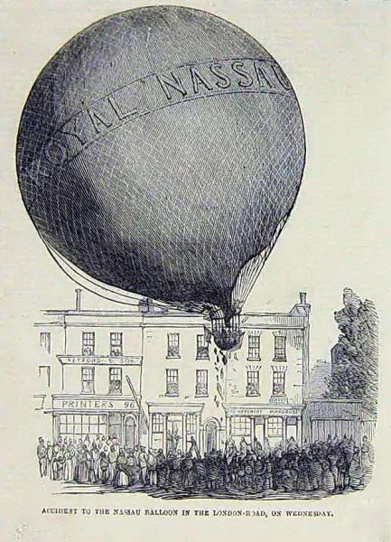 Record breakers in hotair balloon