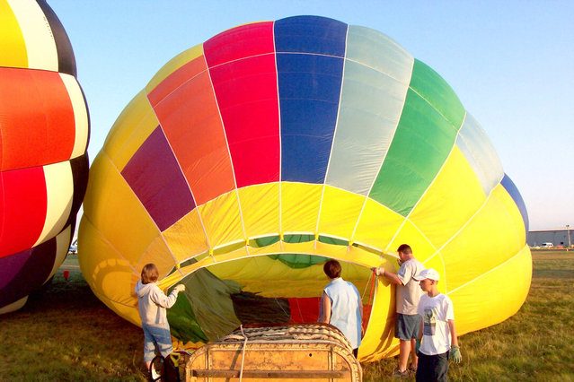 Firing up the family balloon