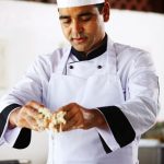 Chef with bread