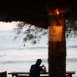 Forty thieves beach bar view