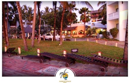 A 3 star, beachfront resort on the North Coast of Mombasa