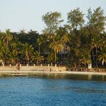 Beach from ocean