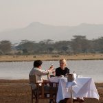 Lakeside breakfast at Lake Elmentaita