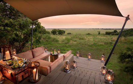 Suite at Andbeyond Bateleur Camp overlooking the Masai Mara