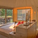 Superior tent at Andbeyond Kichwa Tembo on a luxury safari in the Maasai Mara