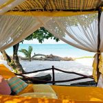 AfroChic Swahili bed on beach