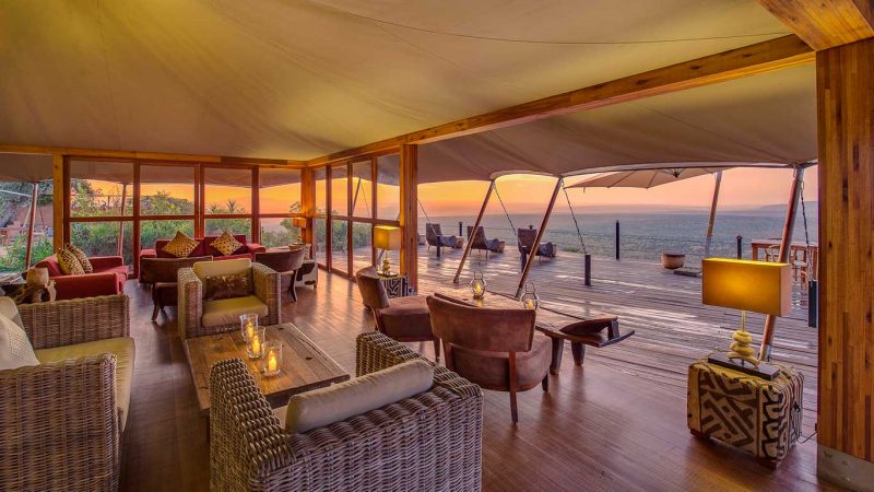 Elewana Loisaba tented camp accommodation main areas